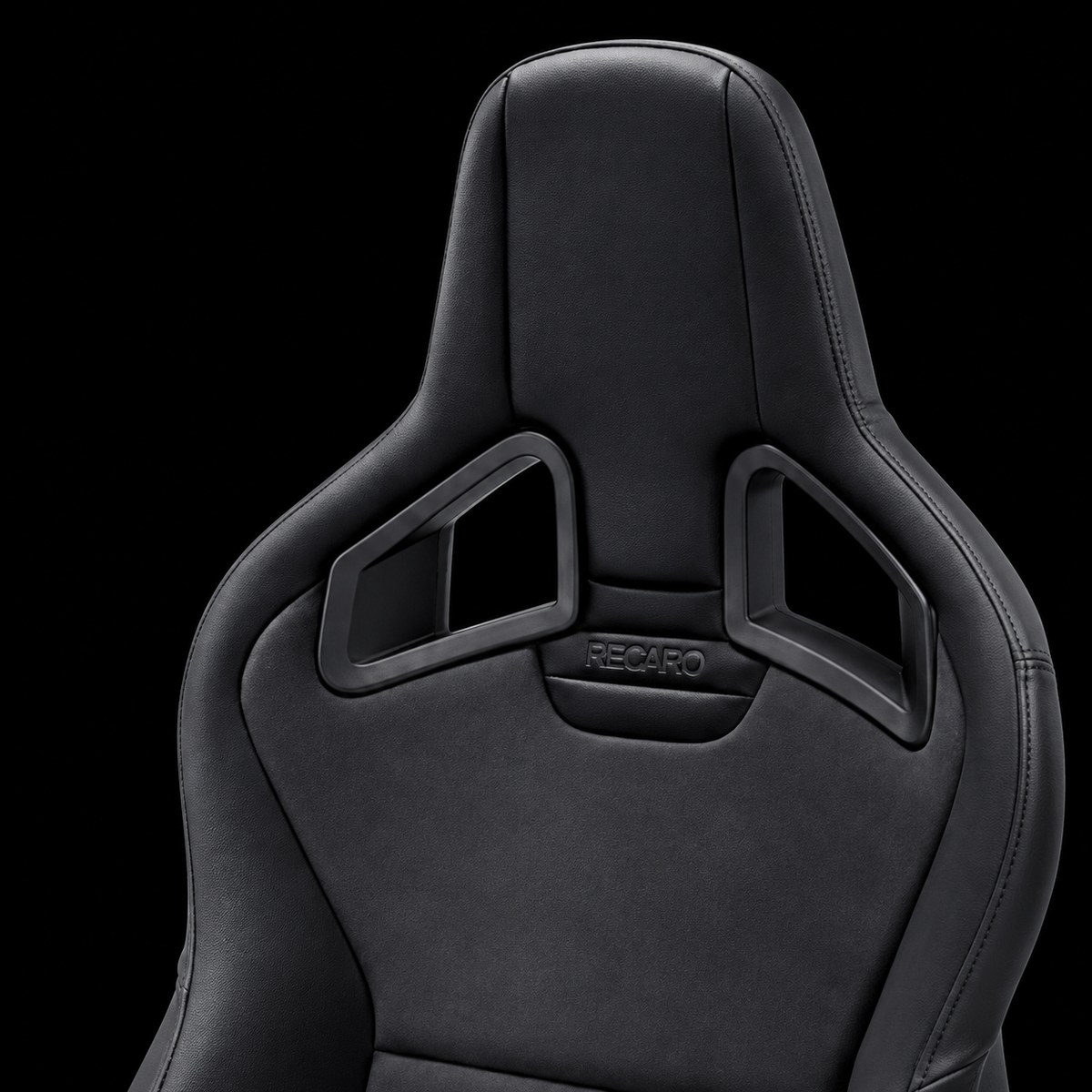 Sportster CS Left, Artificial Leather Black, detail 2