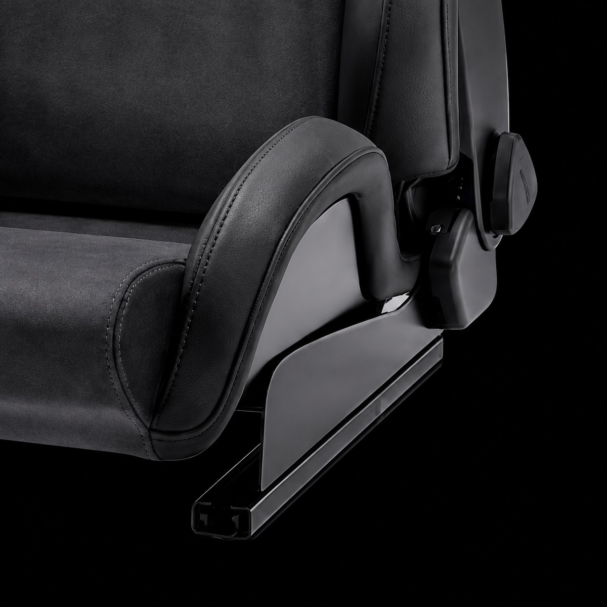 Sportster CS Right, Artificial Leather Black, detail 1