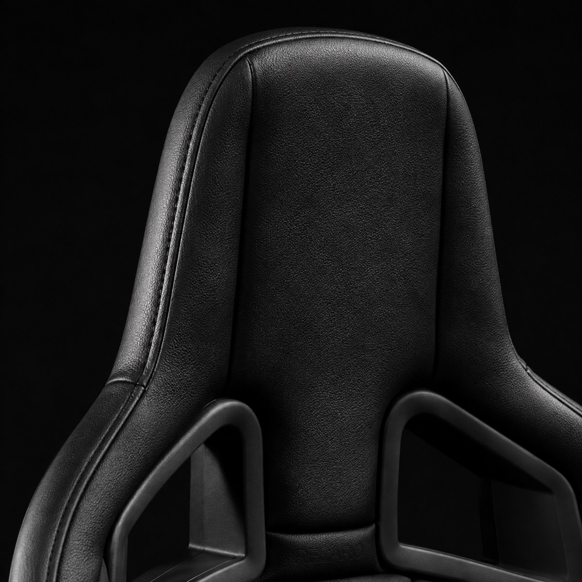 Sportster CS Right, Black Leather / Alcantara, detail 1